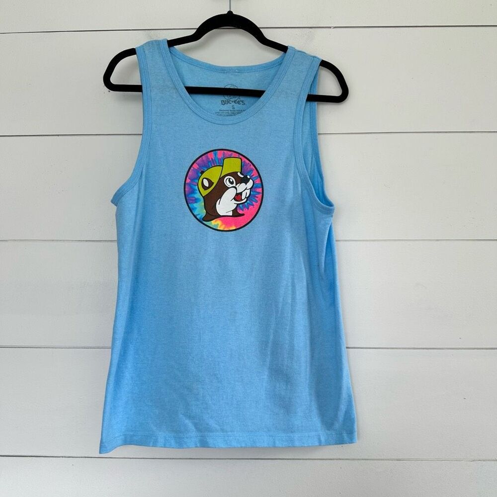 Bucees Women’s Small Blue Logo Tank